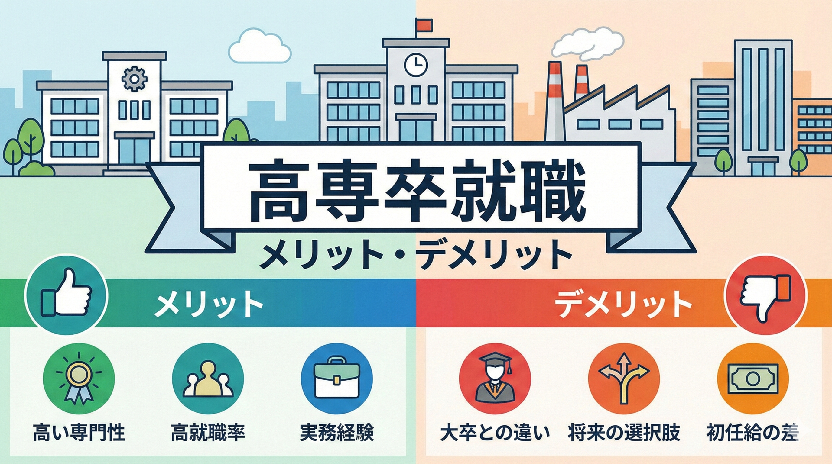 【高専卒就職の現実】研究職は無理？現場のリアルと大卒とのキャリア格差を徹底分析